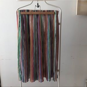 COPY - Zara Midi multi color skirt